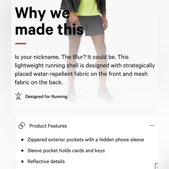 LuLu Lemon Fast & Free High Performance Jacket - Picture 10 of 12